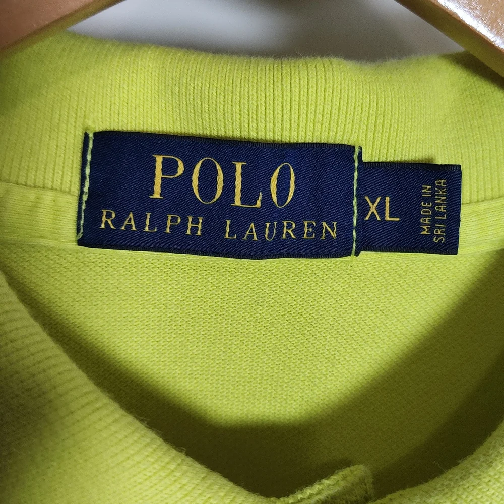 Ralph Lauren Men's Bright‎ Yellow Polo Shirt